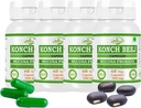 Pruriens naturels et purs à base de plantes MUCUNA (Konch Beej, Kaunch Beej) Capsules d'extraits de la plus haute puissance, 100 % de produits à base de plantes.
