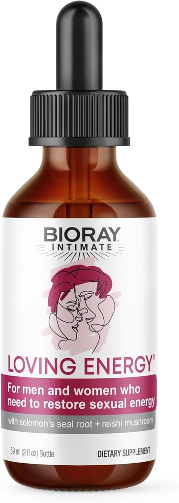 BIORAY Intimate Loving Energy - 2 fl oz - avec des champignons médicinaux - Non-OGM, végétalien, sans gluten