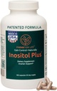 Inositol Plus Supplément pour les femmes de santé ovarienne, équilibre hormonal, fertilité, ovulation de 40:1 Myo-Inositol D-Chiro et 12 ingrédients Développé par médecin 120 capsules