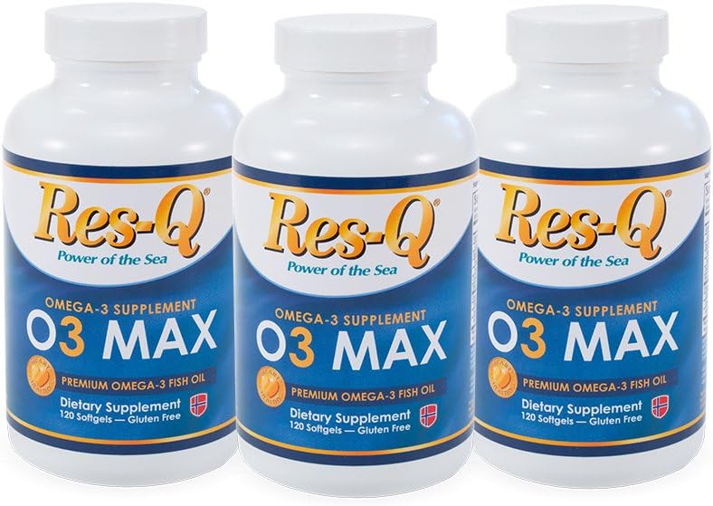 Rés-Q O3 MAX Oméga-3 Capsules (3 pk)