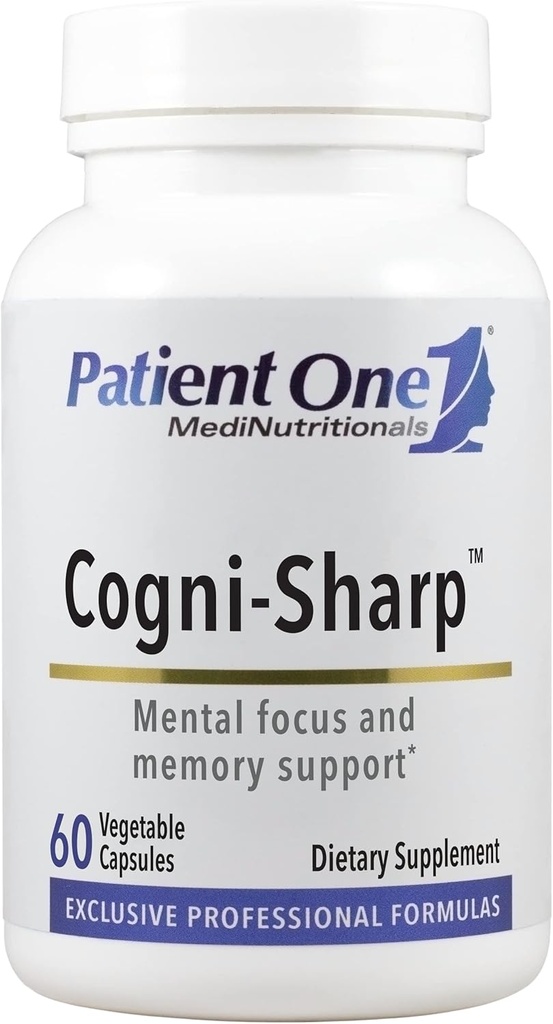 Supplément pour soutenir la cognition, la focalisation et la clarté mentale avec Gingko, La Mane du Lion, Bacopa et plus 60 capsules