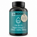BoostCeuticals Vegan Omega 3 Supplément 500mg Dha Epa Vegan Softgels - Pas de Stearates Non GMO Sans Gluten