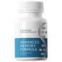 Bionutritionnels avancés Formule de mémoire avancée, Supplément booster cerveau pour mémoire et focus, acétylcholine, Alpha-GPC, NeuroFactor, fabriqués aux États-Unis, 60 comprimés