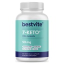BESTVITE 7-Keto 50 mg DHEA (120 gélules végétariennes) - Pas de stéarates