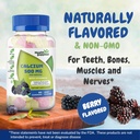 Calcium 500mg avec vitamine D3 1000 UI Gummies.com Supplément diététique quotidien.