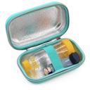 CASEMATIX Cas d'inhalateur d'asthme s'adapte à l'espaceur d'inhalateur pour adultes, masques, porte-inhalateur et plus - Taille compacte s'adapte 6,25" maximum, comprend le cas d'ASTHMA uniquement
