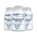 Recherche Soutien à la santé des os vérifiés - Reconstruction de la masse osseuse - Complexe triple calcium, Vitamine D3, Vitamine K2, Isoflavones de soja, BioPerine - 180 comprimés - Approvisionnement de 3 mois