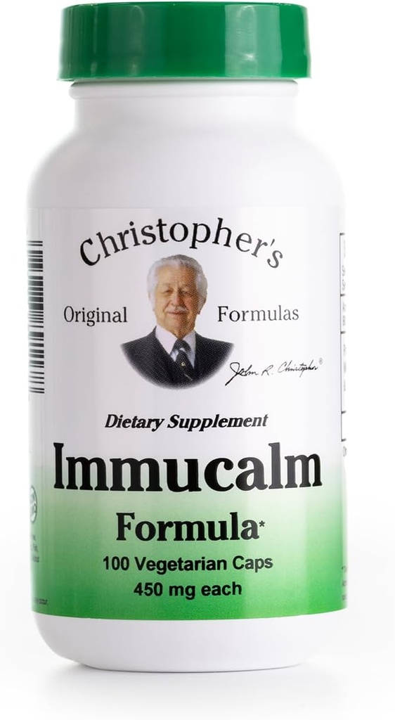 Formules originales de Christopher Immucalm - Supplément de soutien immunitaire - Immune Boosters pour adultes