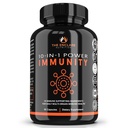 La NUTRITION ENCLARE 10 en 1 Supplément de soutien immunitaire avec Echinacea, Vitamine C et Zinc, Turmeric, Ginger, B6, Elderberry pour adultes Vitamines de défense de l'immunité, Fabriqué aux États-Unis Cap 60 Ct (1)