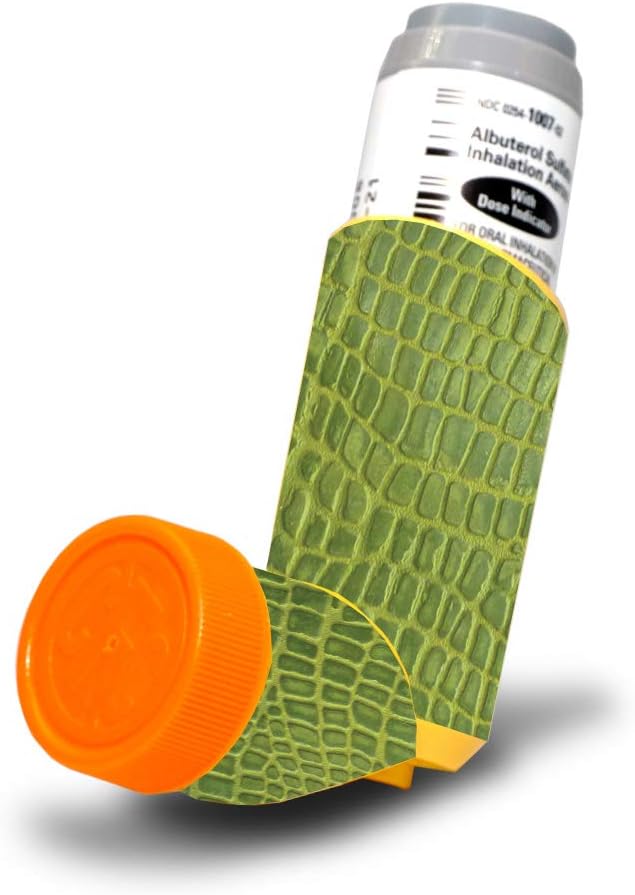 MightySkins Peau pour Inhalateur d'Asthme de Proventil HFA - Croc Skin (Croc Skin) Protection, durable et unique Couverture enduite de vinyle decal facile à appliquer, supprimer et changer de style