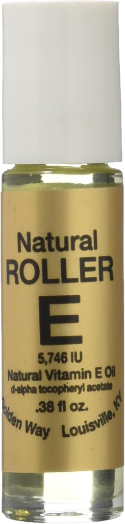 Rouleaux de vitamine E naturel de la Voie d'or, 0.38