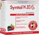 Arthur Andrew Medical, Syntol Kids, Supplément probiotique quotidien pour la santé digestive et les jeunes systèmes immunitaires, pas de sucre ou d'édulcorants artificiels, saveur de baie, végétalien, 30 sachets