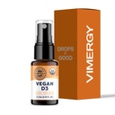 Vimergy Vegan D3 – Avantages Fonction immunitaire* – USDA certifié biologique, végétalien, sans gluten – 1000IU/servis, 96 portions
