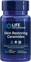 Life Extension Skin Restoring Ceramides* – Extrait d'huile de blé – Hydrates et lisses L'apparence des lignes fines et des rides – Sans gluten, sans OGM, 1-Daily, végétarien – 30 Capsules liquides