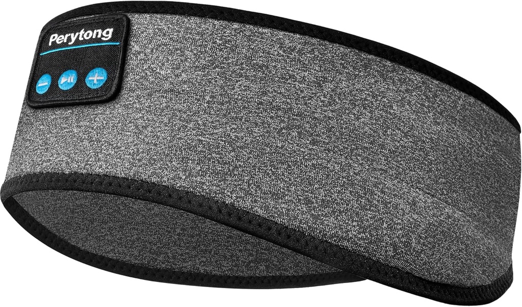 Perytong Bluetooth casques de sommeil bandeau avec haut-parleurs HD - Annulation du bruit, pour les sleepers latéraux, entraînement, jogging, Yoga