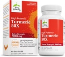 Terry Naturally Turmeric 50X - Supplément diététique pour le soutien de la santé du cerveau et du coeur - Turmère extra-fort pour aider la santé immunitaire - Supplément non-OGM - 60 capsules