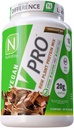 NutraKey V-Pro, Raw Plant Protein Powder, Organic, Vegan, Low Carb, Gluten Free with with 20g of Protein (Chocolate) 2-Pound
