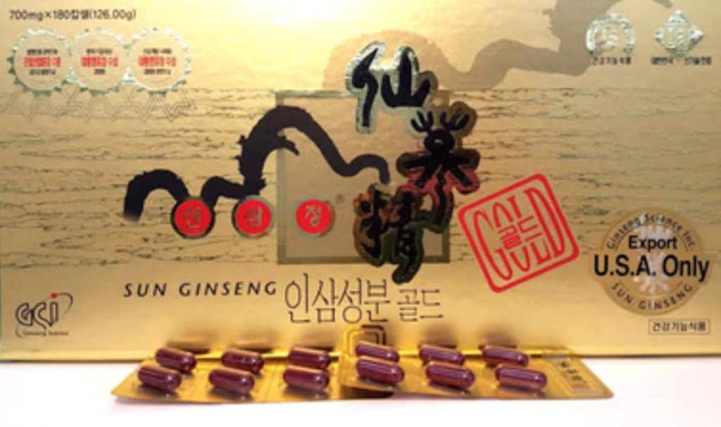 Sun Ginseng Gold par Ginseng Science (30 Blisters)