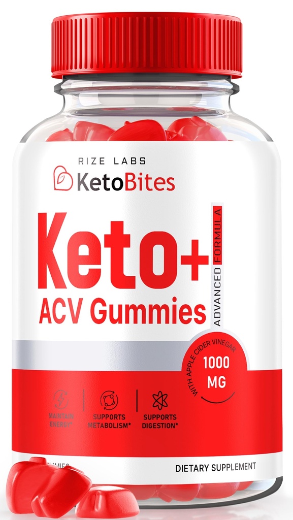 les laboratoires de taille KetoBites Keto+ACV Gummies, Tous les Gummies naturels pour la perte de poids avancée, Supplément de vinaigre de cidre de pomme, Avis officiels (60 Gummies)