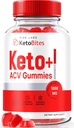 les laboratoires de taille KetoBites Keto+ACV Gummies, Tous les Gummies naturels pour la perte de poids avancée, Supplément de vinaigre de cidre de pomme, Avis officiels (60 Gummies)