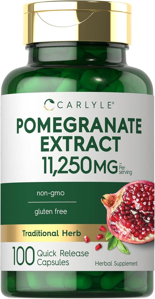 Extrait de grenade de Carlyle 11250mg.100 Capsules.