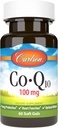 Carlson - Co-Q10, 100 mg, Production d'énergie et fonction cardiaque, 60 Softgels