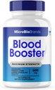 (Microbio Blood Booster, Micro Bio Blood Booster Supplément de soutien du flux sanguin naturel, Micro Bio Marques Pills Advanced Microbiobrands Formule de soutien de la force maximale (60 capsules)
