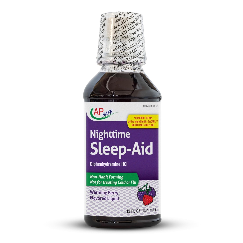 Liquide d'aide au sommeil de nuit pour adultes, PA Safe
