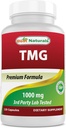 Meilleurs naturels TMG Triméthylglycine (sous forme d'anhydre bétaïne) 1000 mg Servant - 120 Capsules - Niveaux d'homocystéine sains et soutien à la méthylation (120 Nombre (paquet de 1))