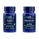 Extension de vie Super Ubiquinol CoQ10 avec soutien Mitochondrial amélioré et vitamine D3 125 mcg (5000 UI), santé des os