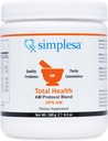 Simplesa Santé totale AM Nutrition Mélange de poudre, mélange de vitamine, supplément alimentaire pour l'énergie accrue, soutient la santé du cerveau, 180g Supplément de poudre