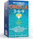vGlucoflex Omega 3-6-9, Omega de l'EPA/DHA Huile de poisson pour la santé conjointe, 30 portions