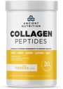 Ancient Nutrition Collagène Peptides, Collagène Peptides Poudre, Vanilla Hydrolyzed Collagène, soutient la peau saine, les articulations, Gut, Keto et Paleo Friendly, 12 portions, 20g Collagène par portion