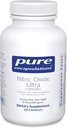 Encapsulations pures Oxyde nitrique Ultra (capsules) - Le supplément soutient la production d'oxyde nitrique, le flux sanguin sain et la santé vasculaire - avec L-Citrulline & CranLoad Extrait de canneberge - 120 Capsules