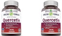 Formules étonnantes Quercetin 500 Mg, 120 VCaps - Supplément alimentaire, Capsules Vegan, Non-OGM, Sans gluten - Optimal avec un régime équilibré et l'exercice régulier