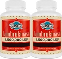 Lumbrokinase 200mg (Max Activity 1 500 000 LKU) - Supplément enzymatiques de la lumbrokinase, plus efficace que la nattokinase - 90 capsules (2 bouteilles)