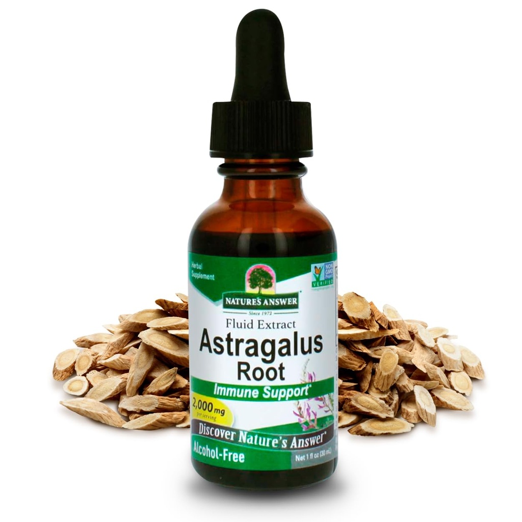 Réponse de la nature Astragalus Root Alcool Sans supplément à base de plantes 1 Ounce ( 2 Pack )