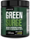 L'usine Jacked Green Surge Green Superfood Powder- Keto Friendly Greens Buvez avec la Spiruline, le blé et l'orge Herbe, Verts organiques - Extrait de thé vert, probiotiques et enzymes digestives - Pommes acides
