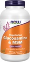 NOW Foods Supplements, Glucosamine & MSM (GreenGrown® Glucosamine), Vegetarian, 240 Veg Capsules