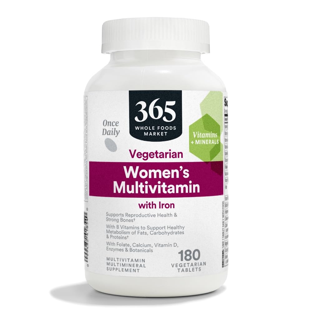 365 par le marché des aliments entiers, comprimés multivitamines quotidiens pour les femmes, 180 Nombre
