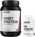 BARE PERFORMANCE NUTRITION BPN Whey Protéine Poudre et ensemble de soutien cognitif in-focus