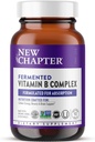 Nouveau Chapitre Complexe Vitamine B, Complexe Vitamine B Fermenté, USDA Organique, ONE Daily for Cellular Energy + Cerveau + Beauté, 100% Vegan, Sans gluten - 90 Compte