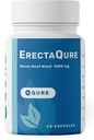 ErectaQure herbe de chèvre Horny pour les hommes - Supplément d'amélioration masculine pour la conduite masculine accrue - Tongkat Ali, Ginseng Root & Superoxide Anions - 60 capsules sans gluten