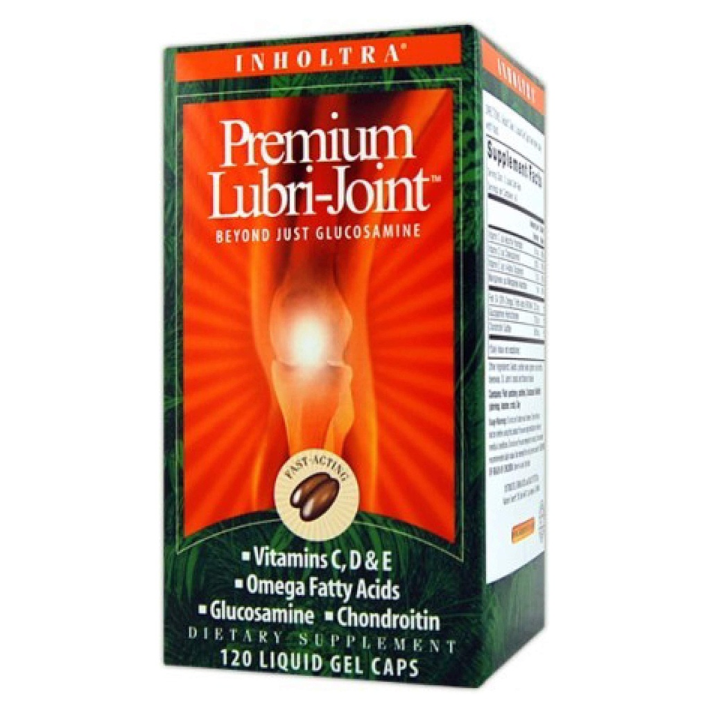 Nature's Secret Inholtra Premium Lubri-Joint Fast-Activing Joint & Connective Tissue Health Supplément avec vitamine C, D & E, acides gras oméga, glucosamine et chondritine - 120 softgels liquides