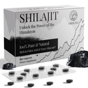 30 000 MG Shilajit Comprimés, 100% Shilajit Pure, Himalayan Organic, Shilajit pour hommes et femmes riches en acide fulvic & 85+ Trace Minerals, Supplément Shilajit pour le système d'énergie et d'immunité, 60 Compte