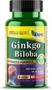 Amérique Médicament & Science Ginkgo Biloba 60mg (60 Softgels)