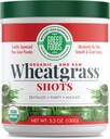 Green Foods Wheat Grass Shops, 5,3 oz - certifié biologique, casher, végétalien, non OGM, cru, sans gluten, cultivé