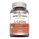 Formules étonnantes L-Lysine 1000 Mg Supplément Acide Amino