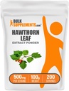 BulkSupplements.com Hawthorn Leaf Extract Powder - Hawthorn Leaf Supplement - Herbal Supplement, Vegan & Gluten Free, 500mg per Serving, 100g (3.5 oz) (Pack of 1)