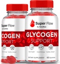 (2 Pack) Super Flow Glycogen, SuperFlow Glycogen Support Gummies, Super Flow Glyco Optimizer, SuperFlow Glyco Optimiser Gmmy, Super Flow Detox Cleanse, Super Flow Glycol (120 Gummies)